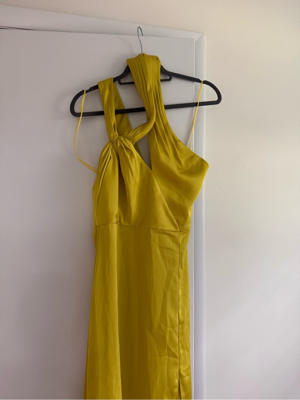 AMUR Allen Strappy Gown, Green - Picture 3 of 11